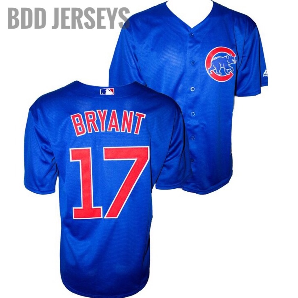 Chicago Cubs Kris Bryant Jersey -Blue